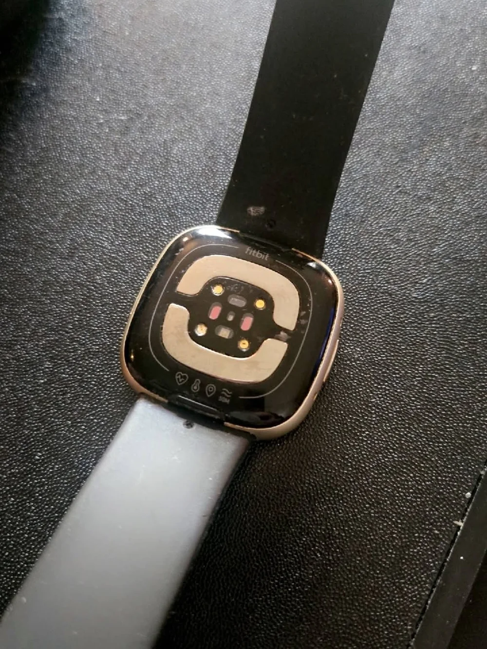 Fitbit Black Smartwatch with Black Band